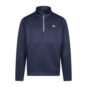 Trespass Mens Jay Quarter Zip Long-Sleeved Top / Navy